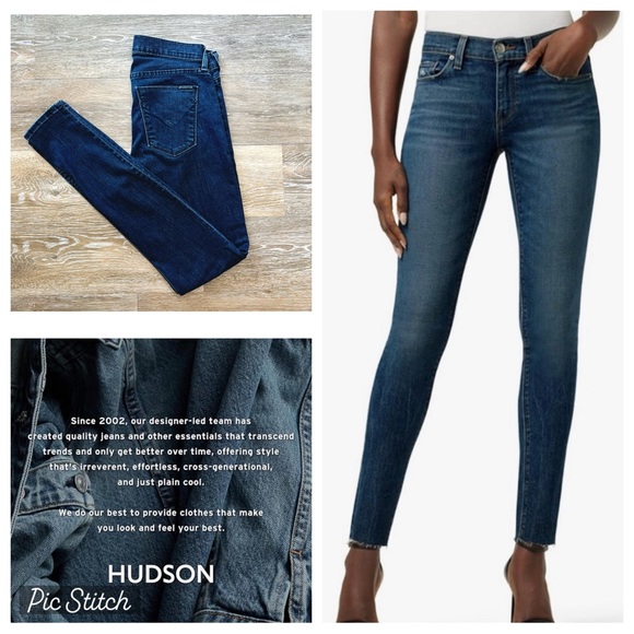 🆕 Hudson Krista Super Skinny Jeans / Size: 25 - Picture 1 of 12